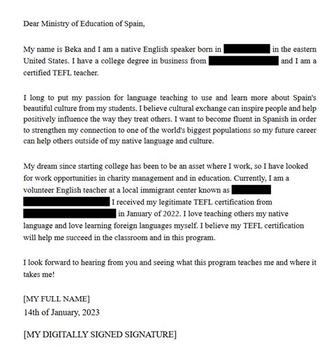 nalcap spain example letter of recommendation.